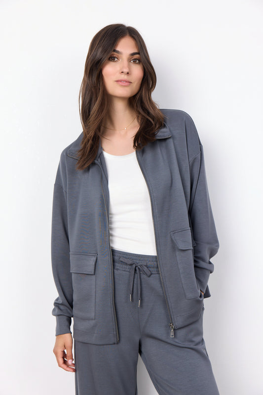 Soya Concept Grey Zip Up Jacket