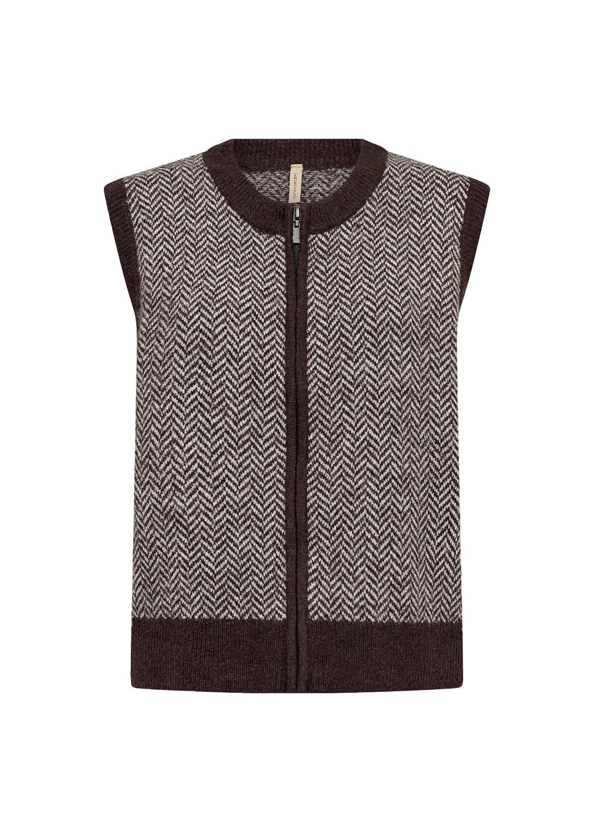 Soya Concept - Herringbone Waistcoat
