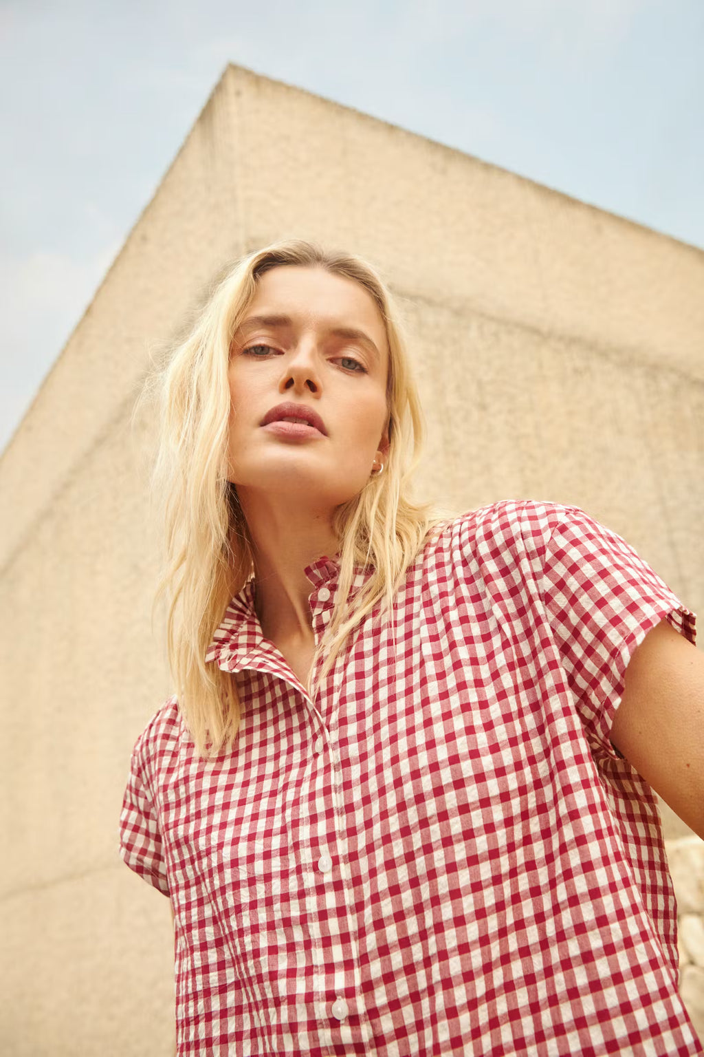 Part Two - Bjanka Burnt Russet Blouse