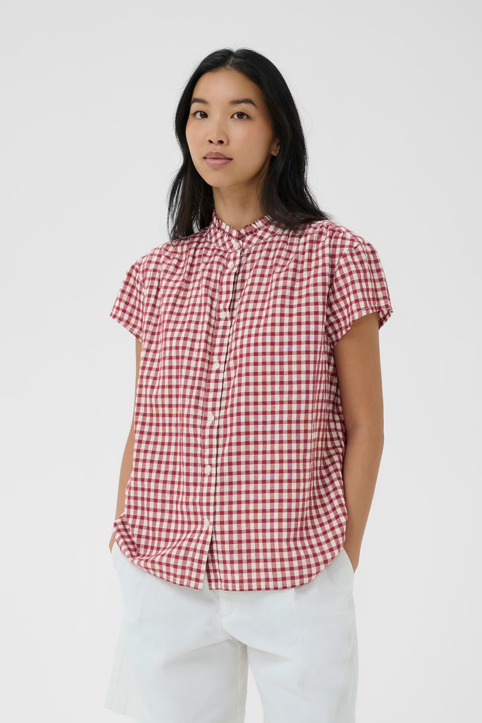 Part Two - Bjanka Burnt Russet Blouse