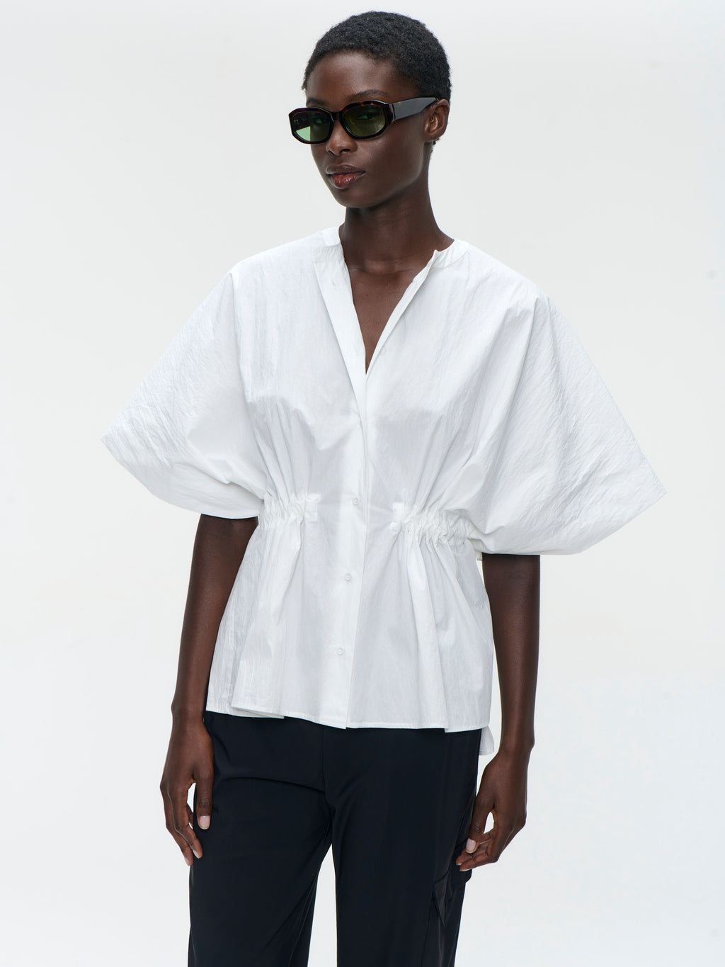 Jane Lushka - Hiroko Cotten Mix Blouse