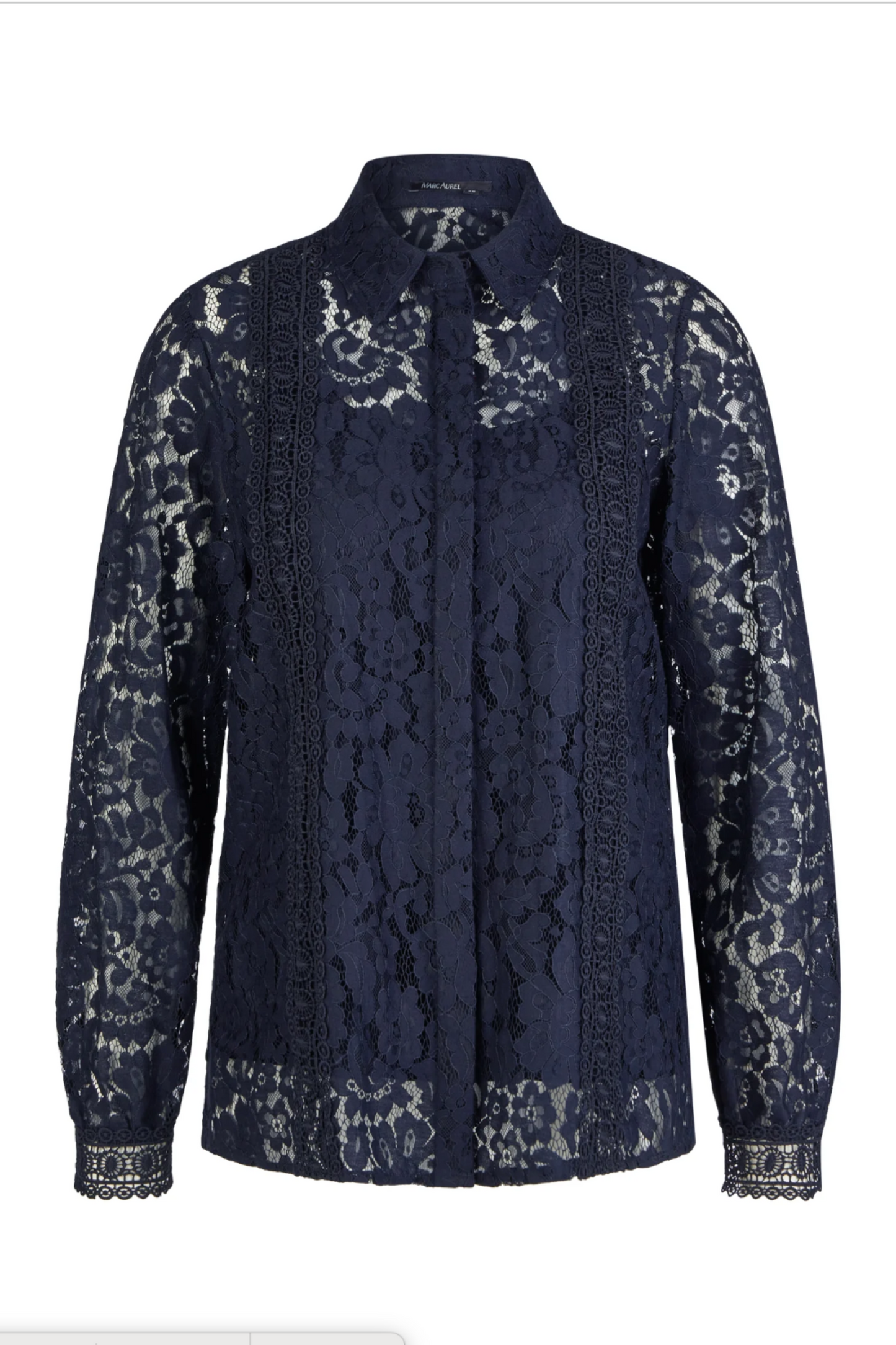 Marc Aurel - Decorative Lace Blouse