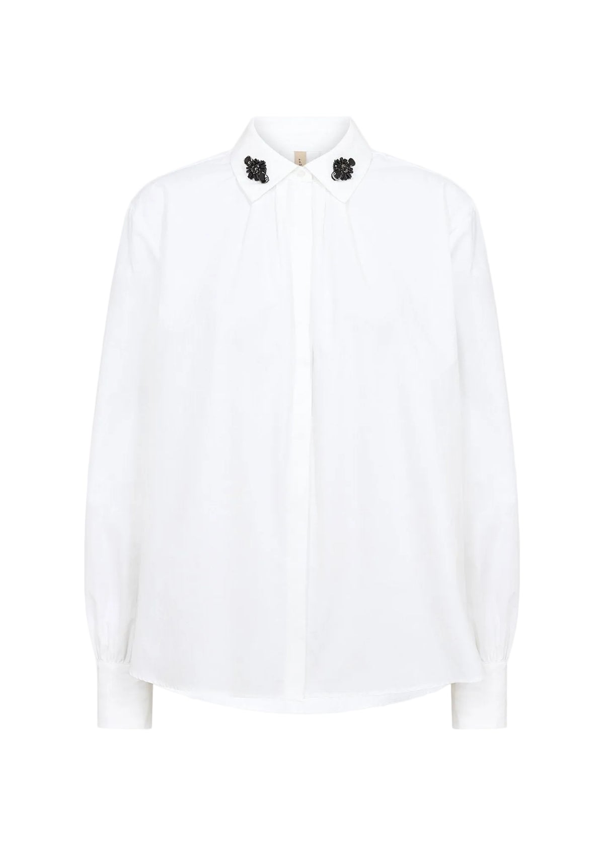 Soya Concept Netti shirt white detail, Winter 2026