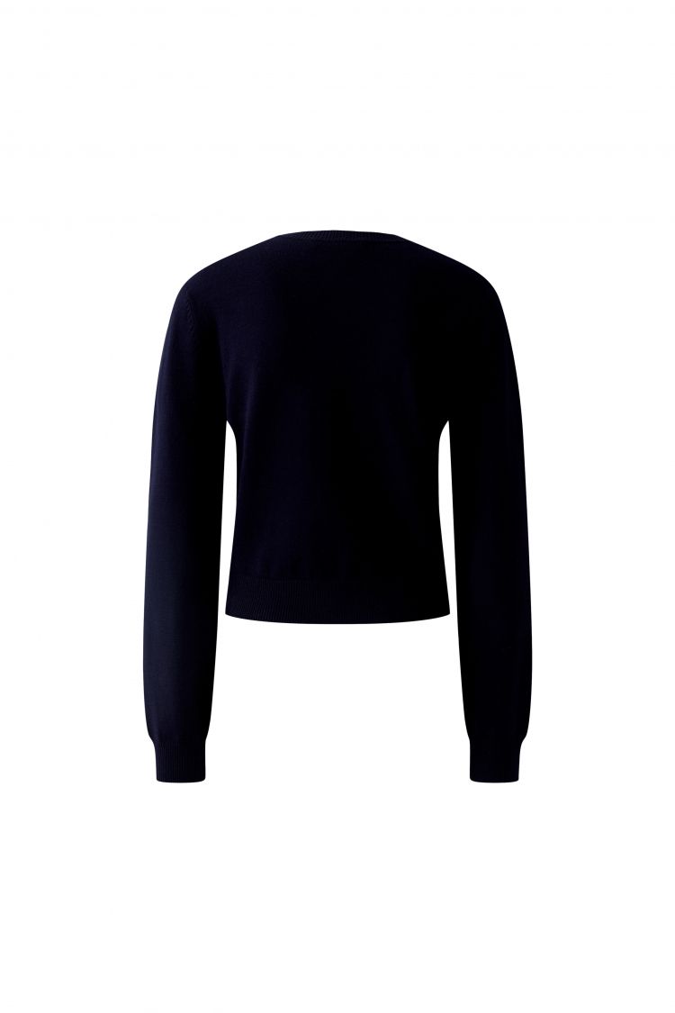 Oui - Dark Blue Cardigan