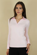 No2moro - Anna Pink Blouse