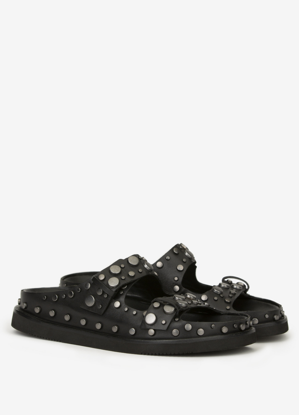 Ash - Ultra Stud Black Sandal