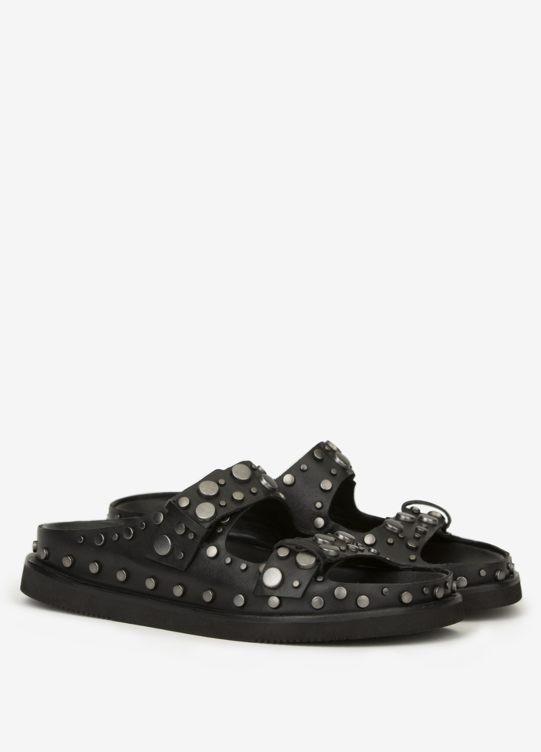 Ash - Ultra Stud Black Sandal