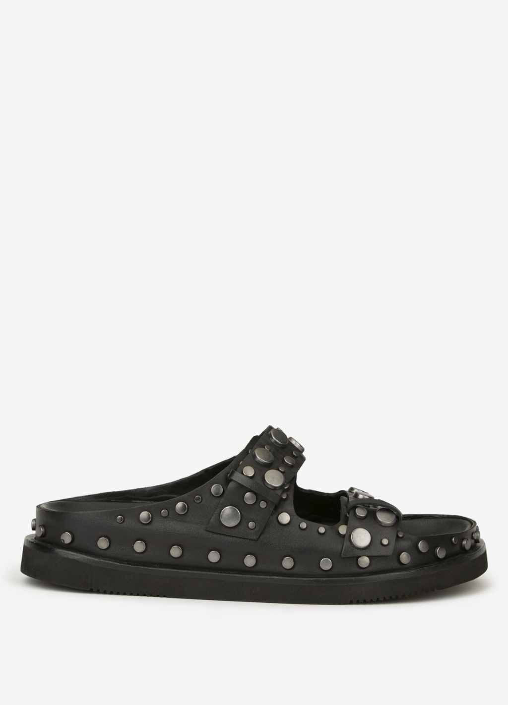 Ash - Ultra Stud Black Sandal
