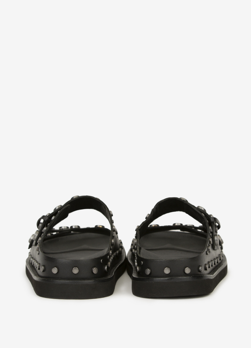 Ash - Ultra Stud Black Sandal
