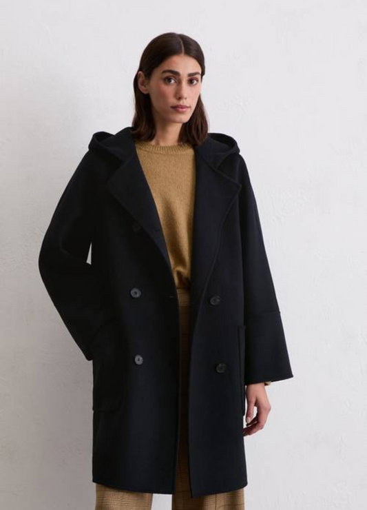 Marc O Polo - Navy Blue Wool Coat