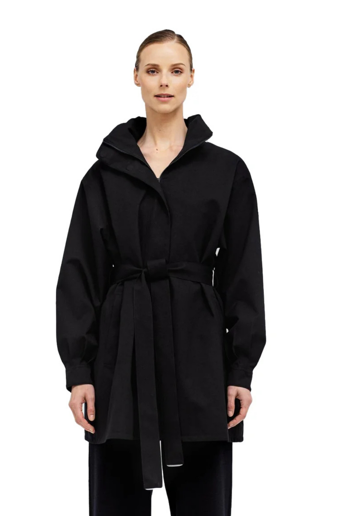 BRGN -  Rossby Rain Coat in Black