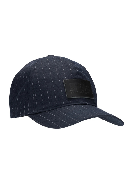 BRGN - Solregn Caps in Navy Pinstripe