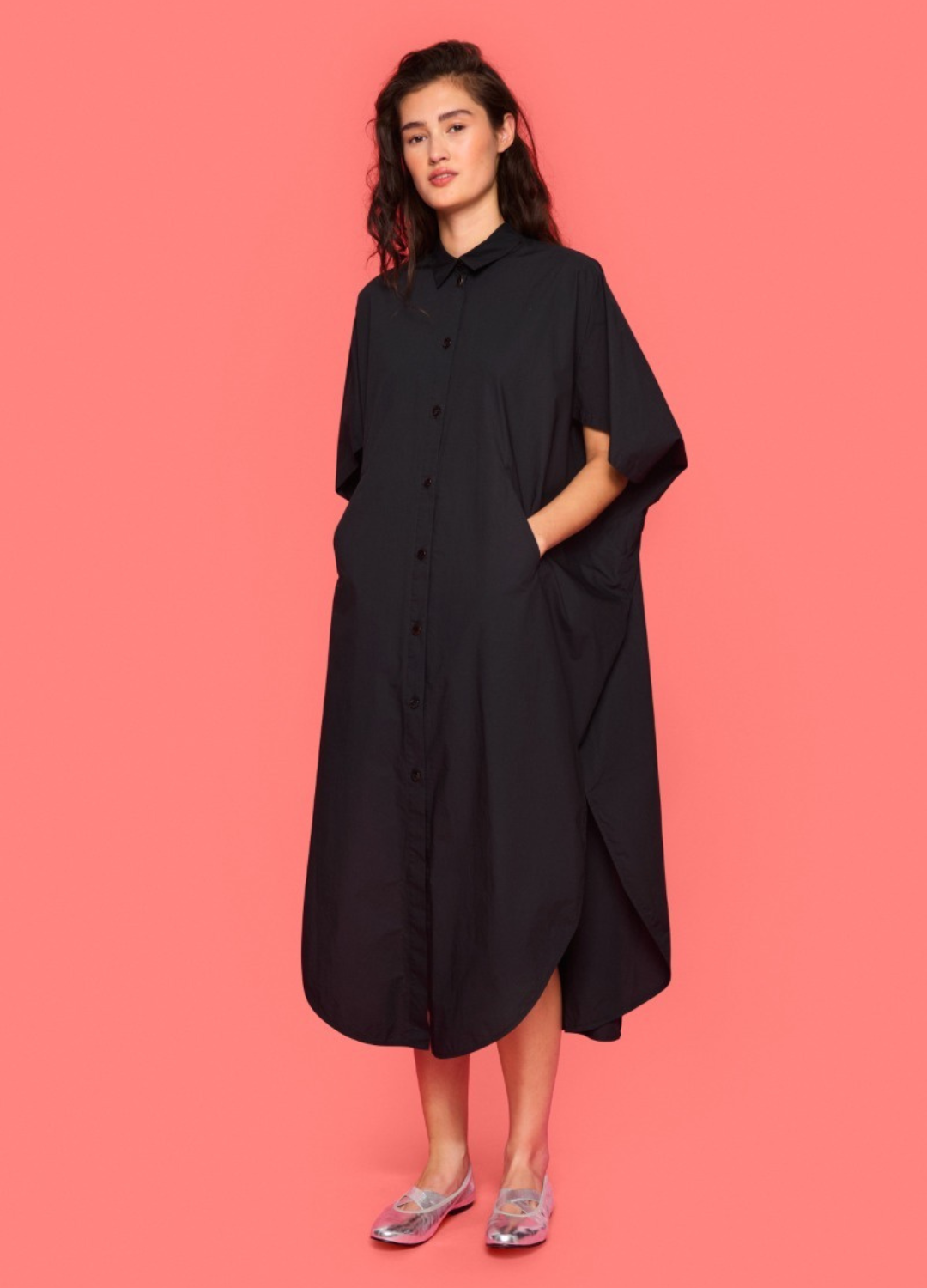 Bitte Kai Rand - Cotton Black Dress
