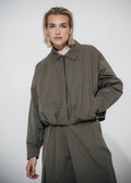 Luje - Blaze Pleated Bomber Jacket