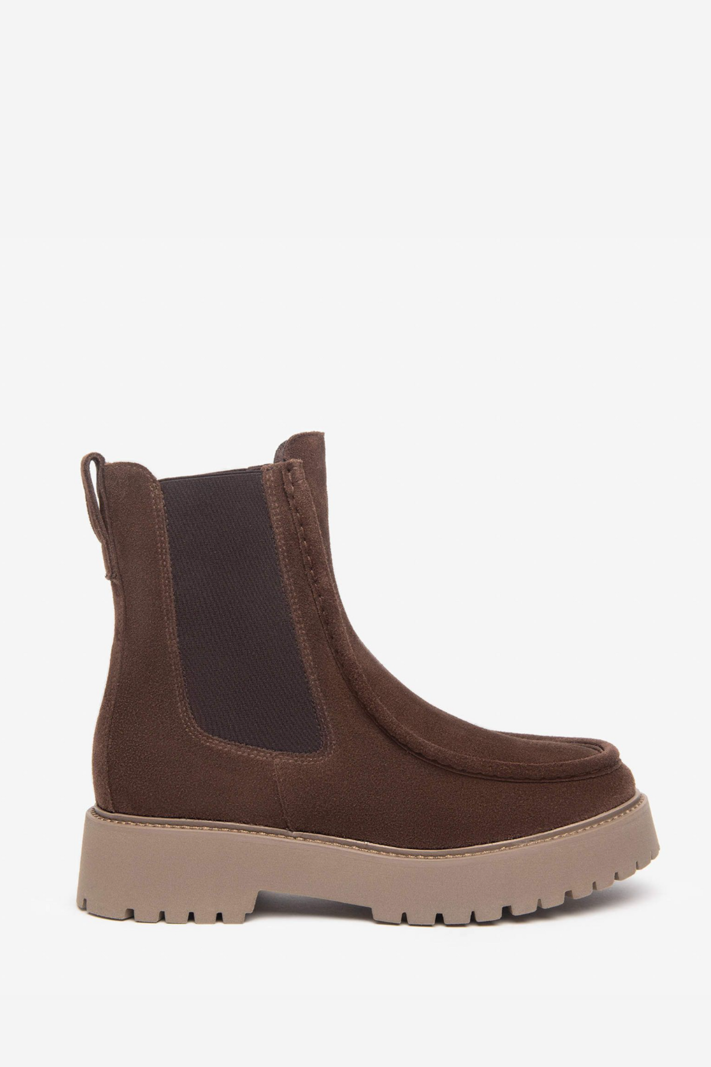 Brown Suede Leather Boot