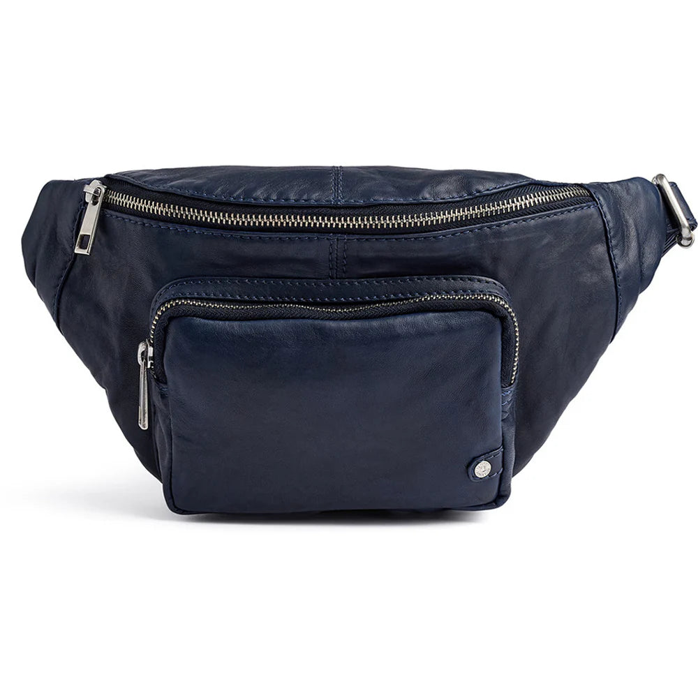 Depeche - Navy Leather BumBag
