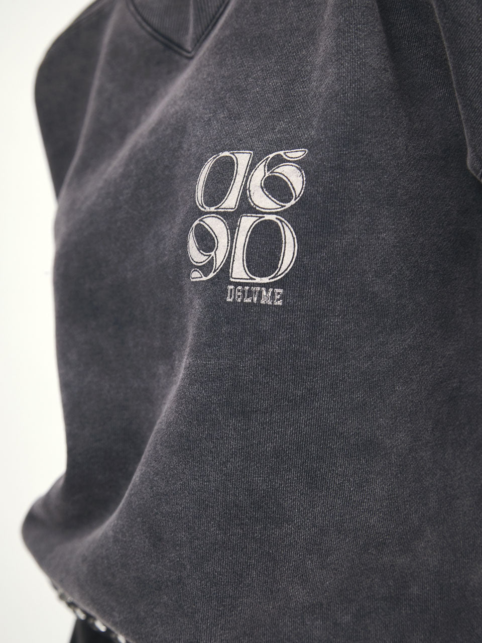 Dante 6 Logo Washed Black Sweater
