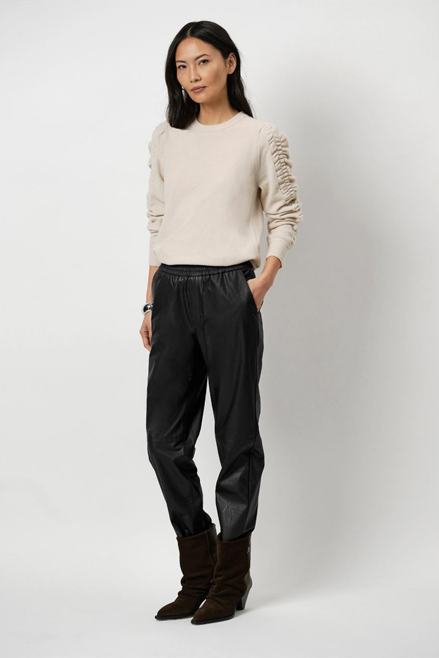 Dante 6 - Geza Faux Leather Trousers