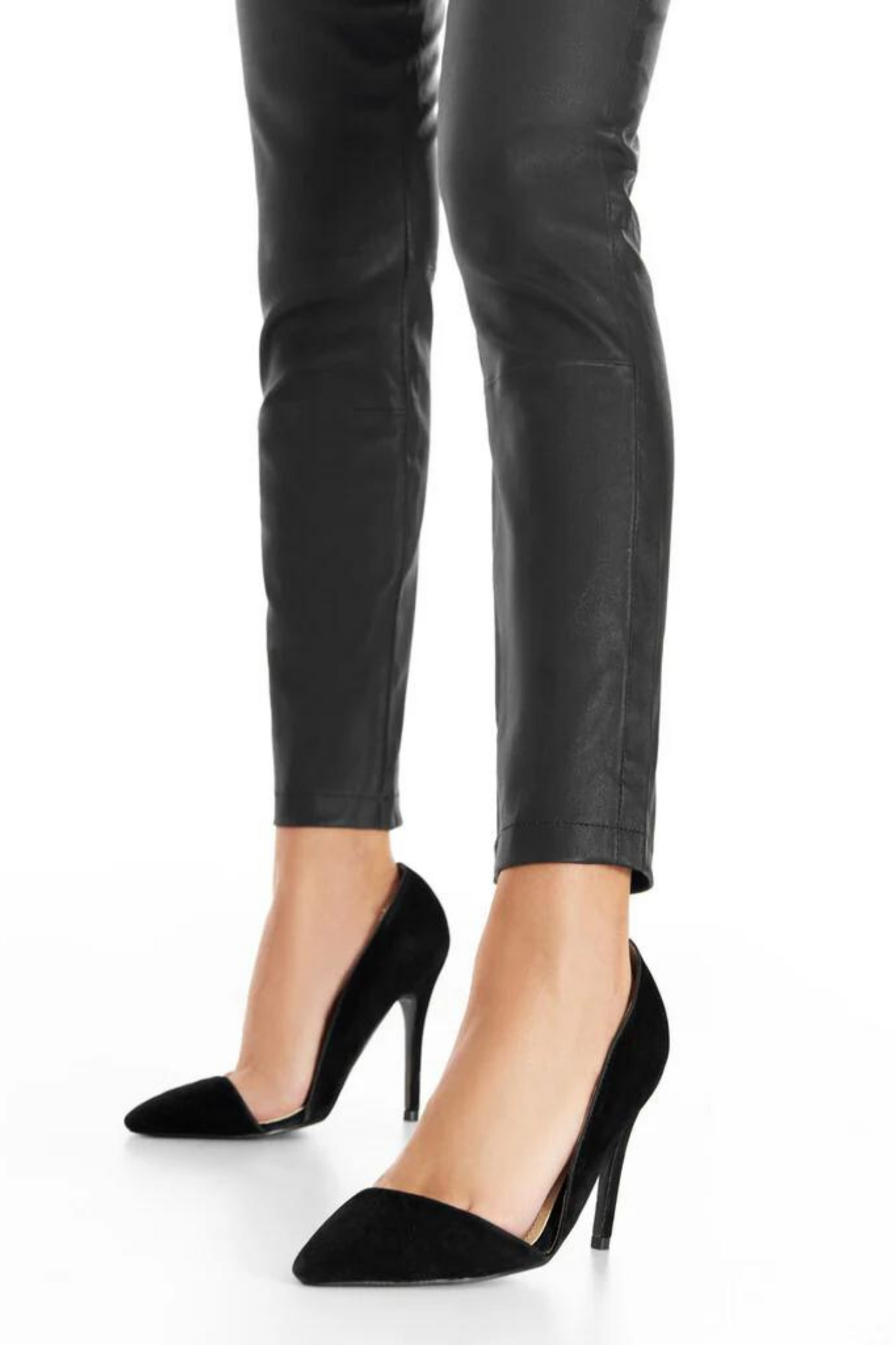 Depeche - Amelia Stretch Chino Leather Pant