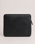 Depeche - Black Leather Laptop Sleeve