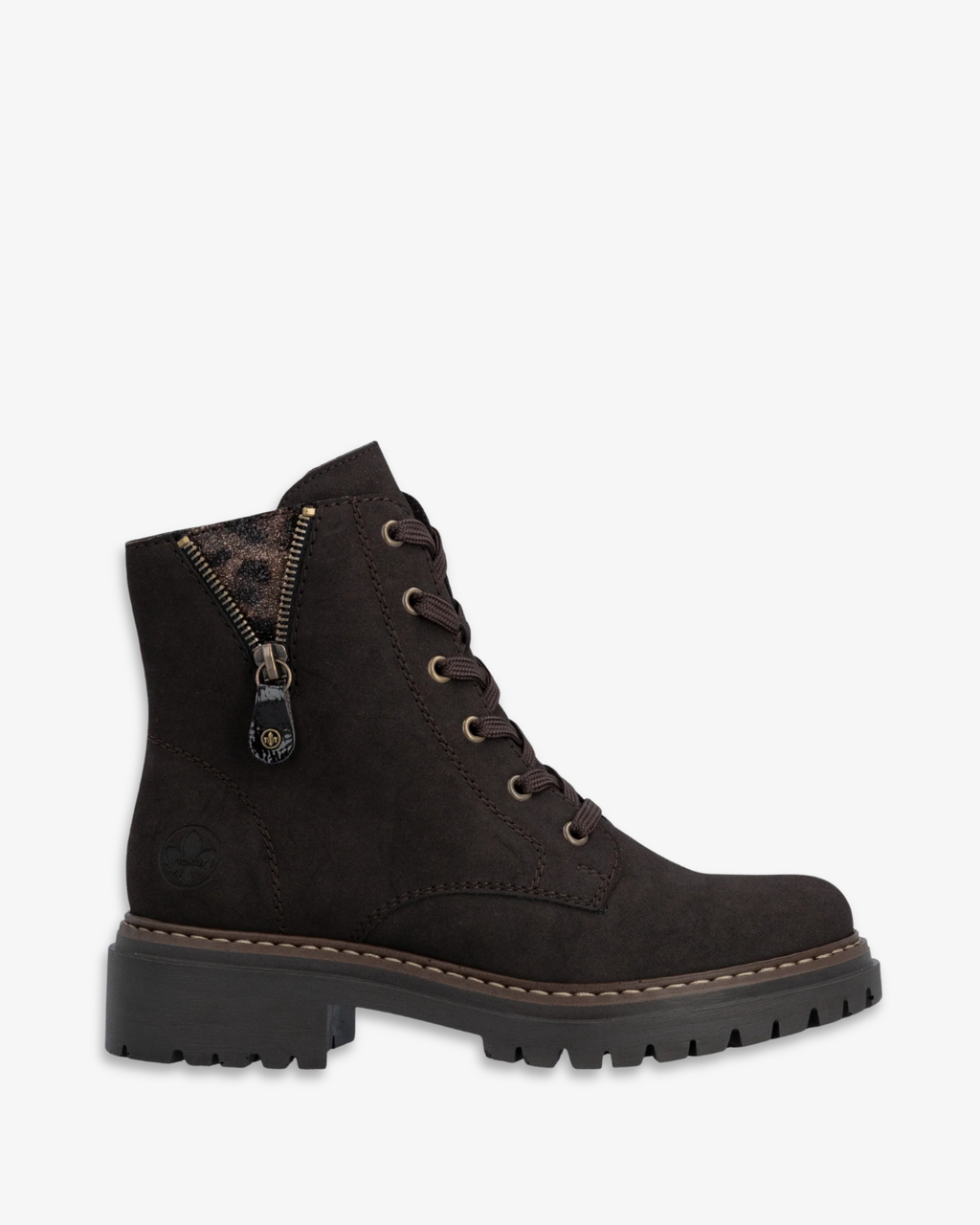 Rieker - Ladies Biker Style Brown Boot