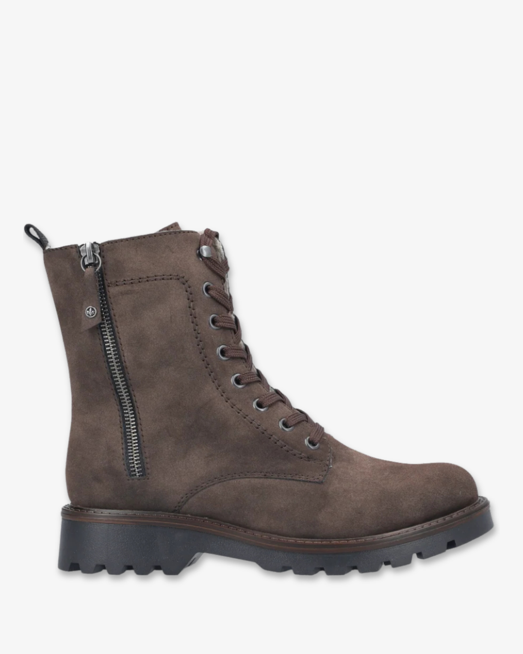 Rieker -Brown Fleece Lined Boot
