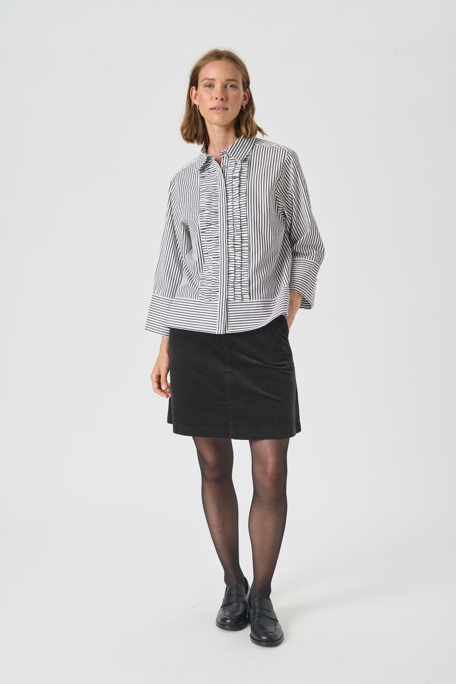 Diamonds And Pearls Part Two - Vinny Stripe Blouse
