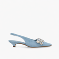 Lodi - Blue Slingback Pump Heel