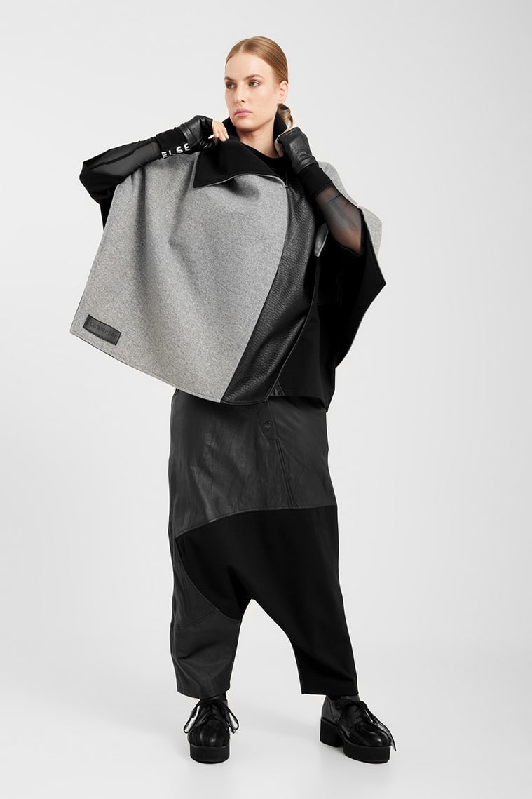 Elsewhere - Reversible Wool Poncho