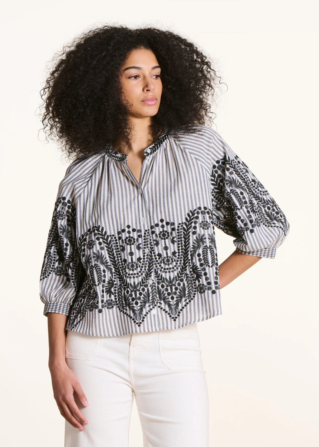 La Fee Maraboutee - Elvia Jacquard Blouse