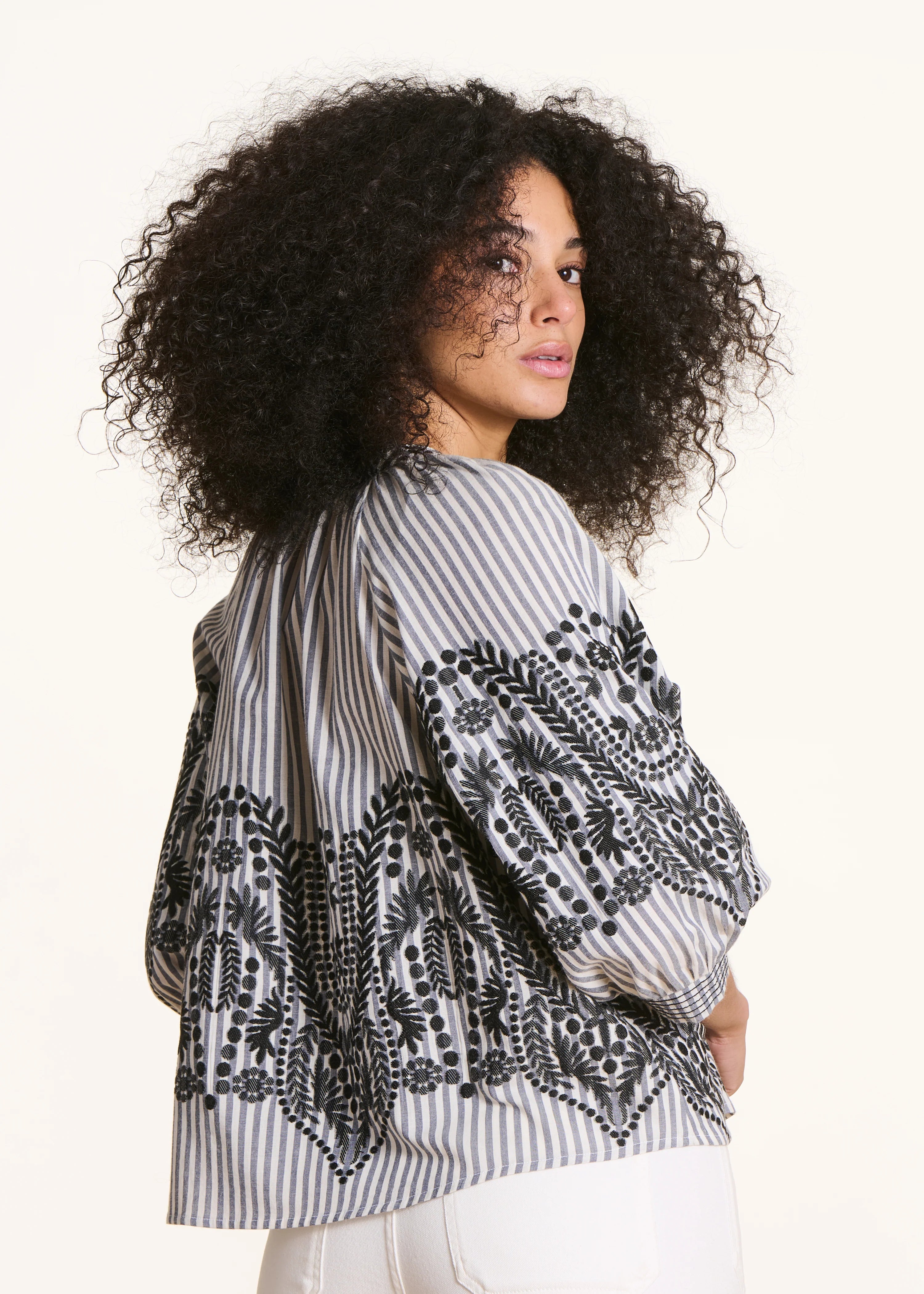 La Fee Maraboutee - Elvia Jacquard Blouse