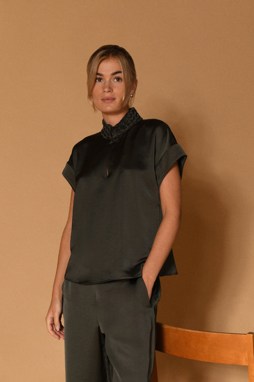 Gustav - Clarina Satin Blouse