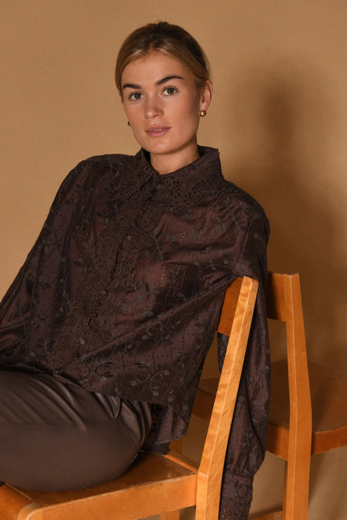 Gustav - Ilsa Embroidered Blouse