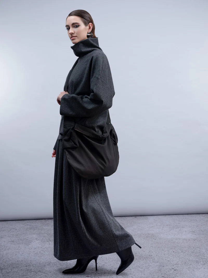 Haako - Charcoal Highneck Jumper