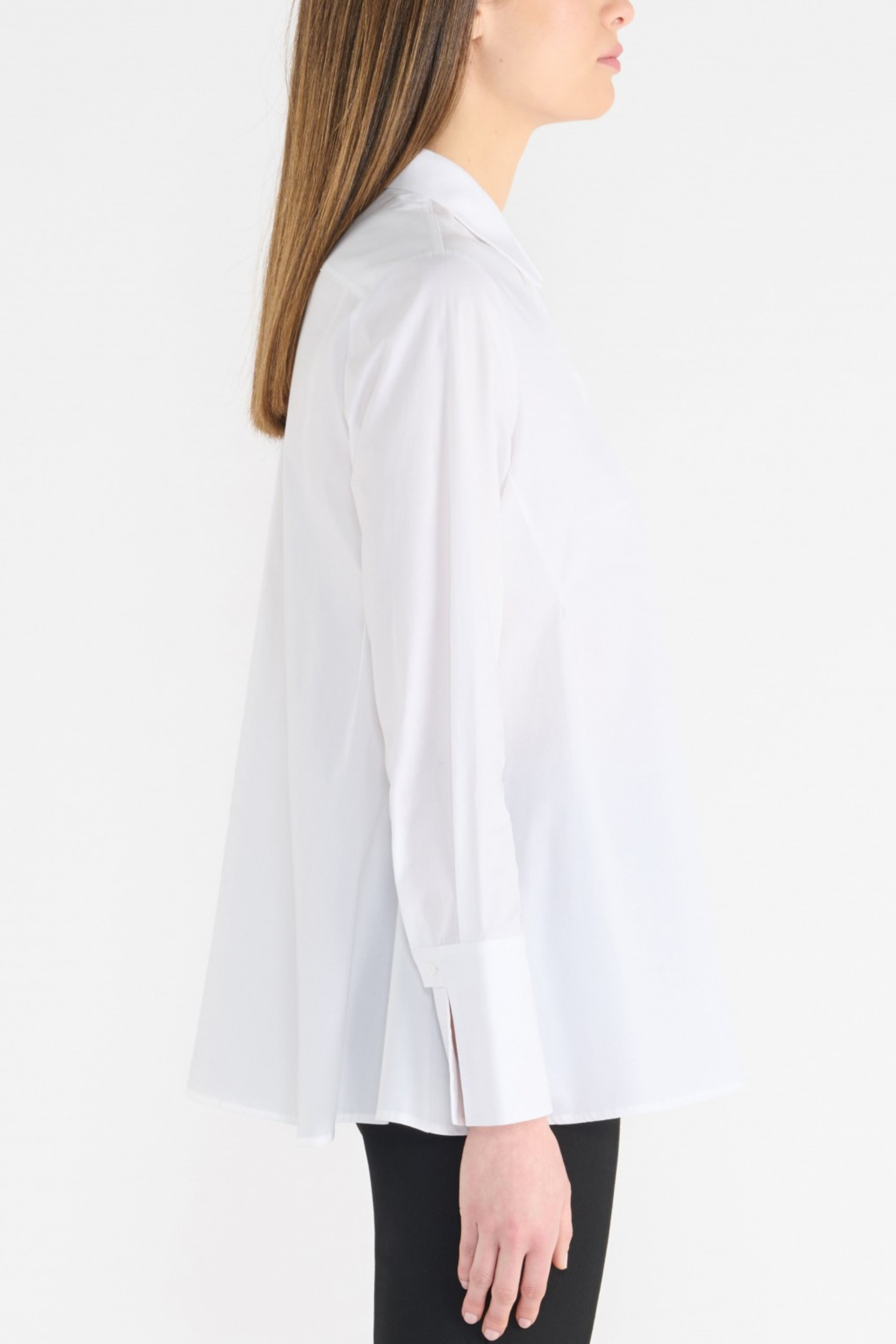 HANA SAN - AIKOH WHITE COTTON SHIRT