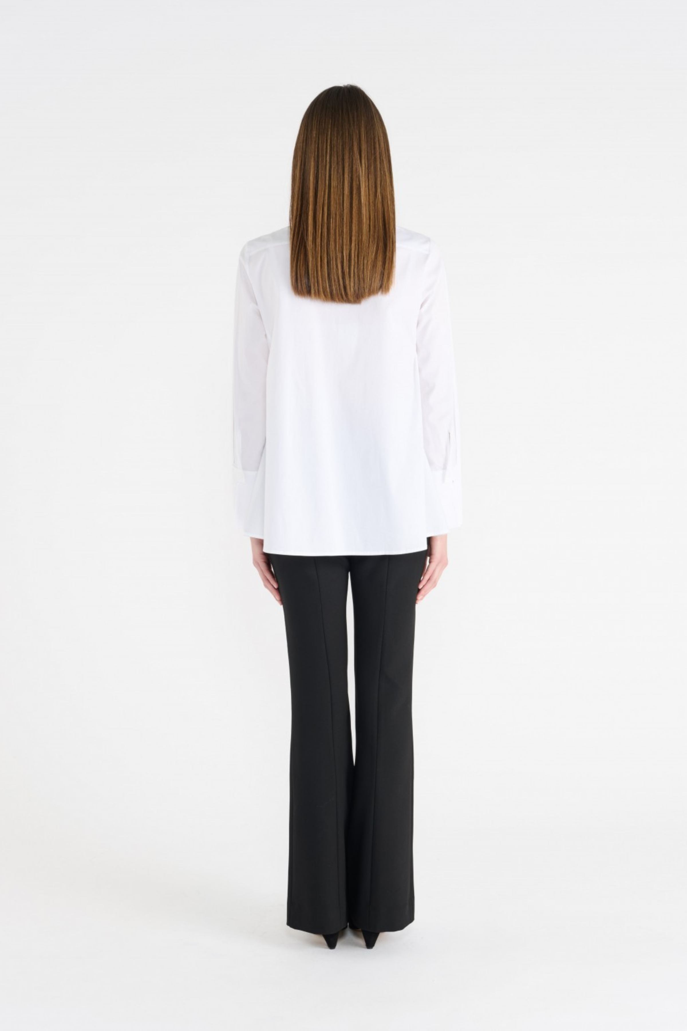 HANA SAN - AIKOH WHITE COTTON SHIRT