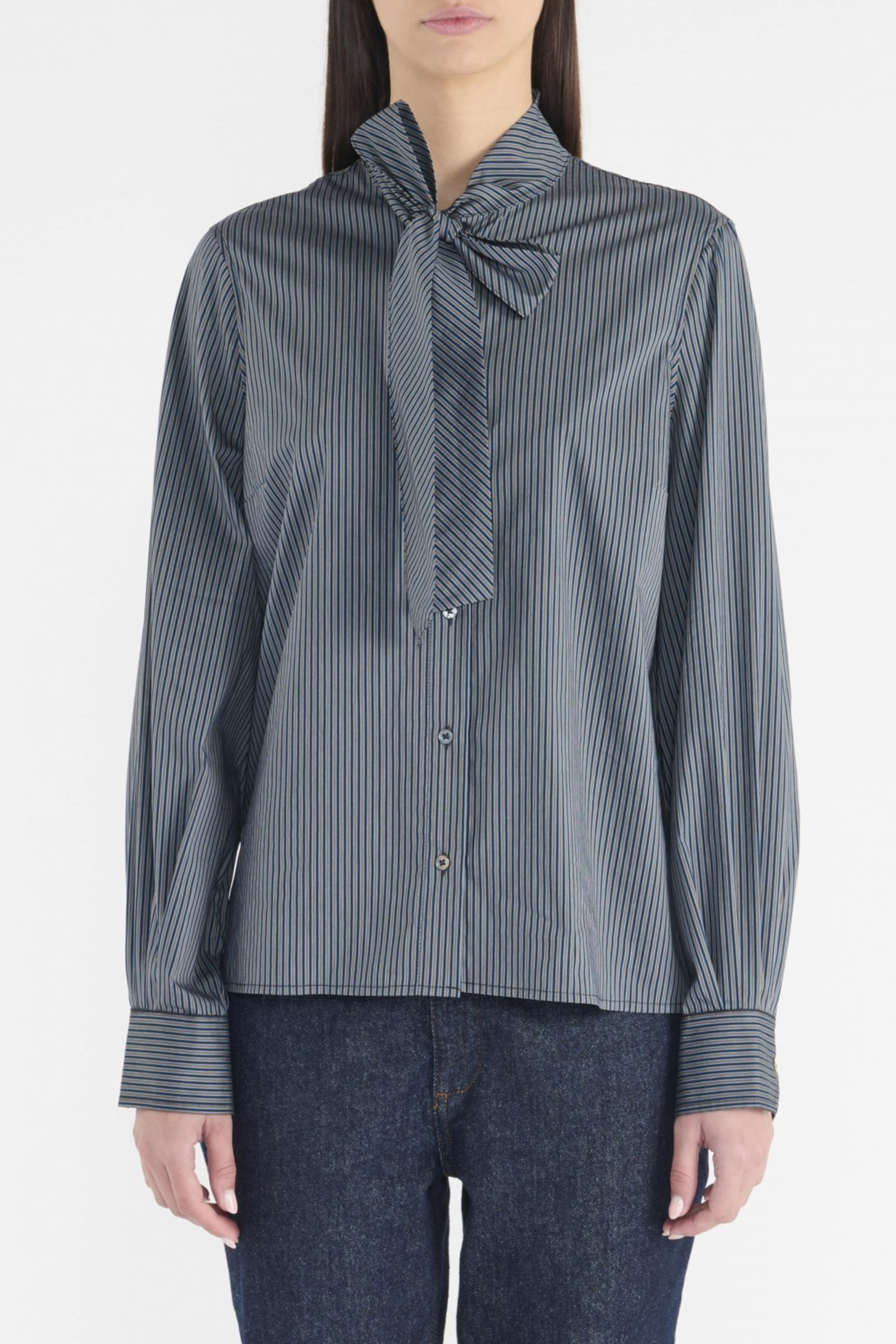 HANA SAN - ISOTTA BOW SHIRT