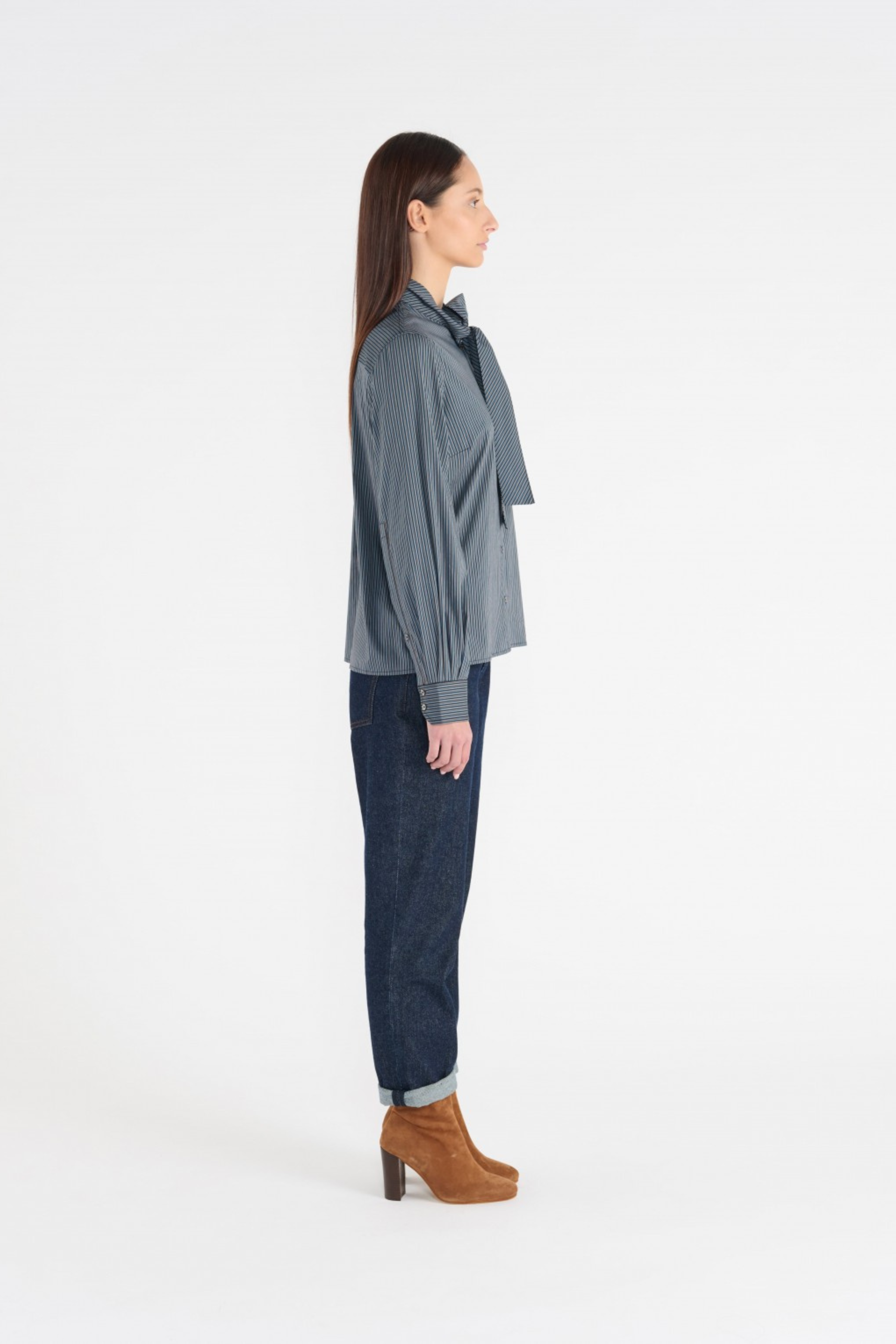 HANA SAN - ISOTTA BOW SHIRT