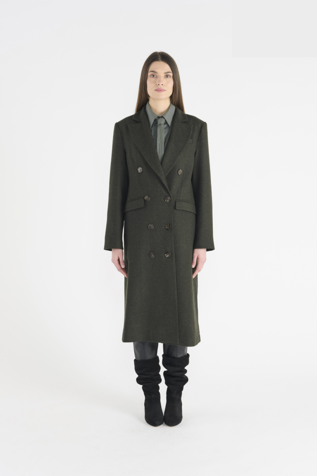 HANA SAN - TIZIANO KAKI COAT
