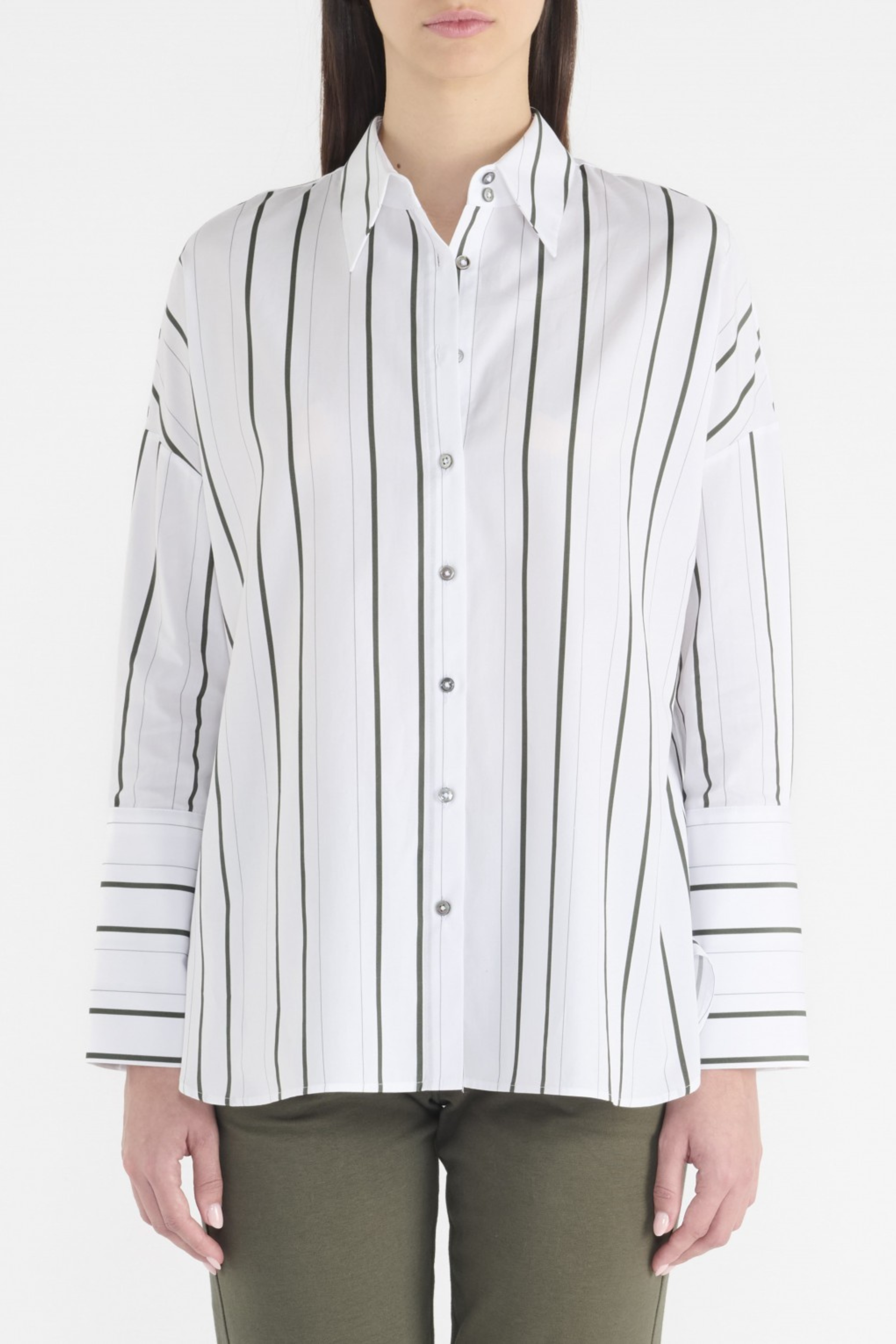 HANA SAN - TOSCA KAKI SHIRT