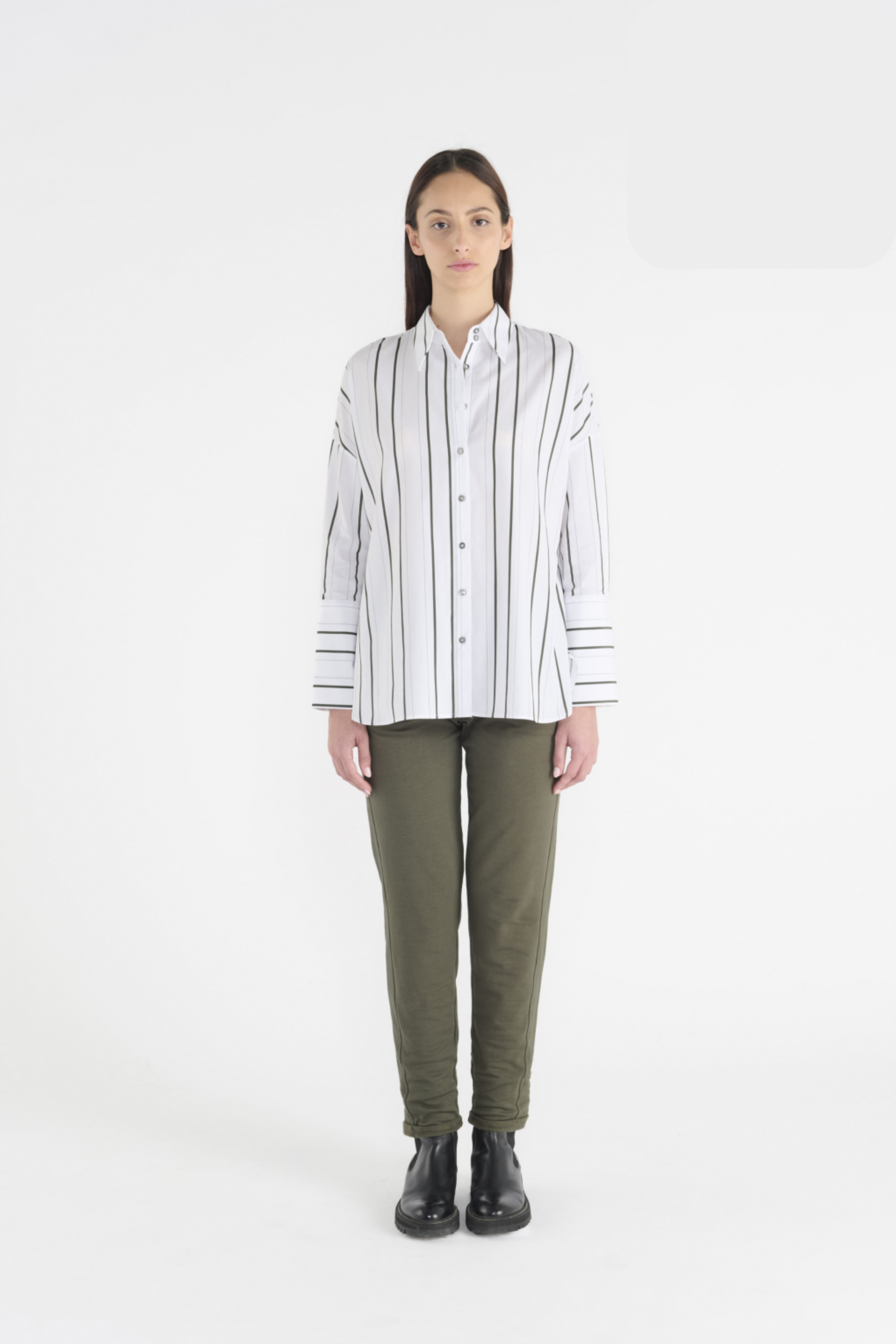 HANA SAN - TOSCA KAKI SHIRT