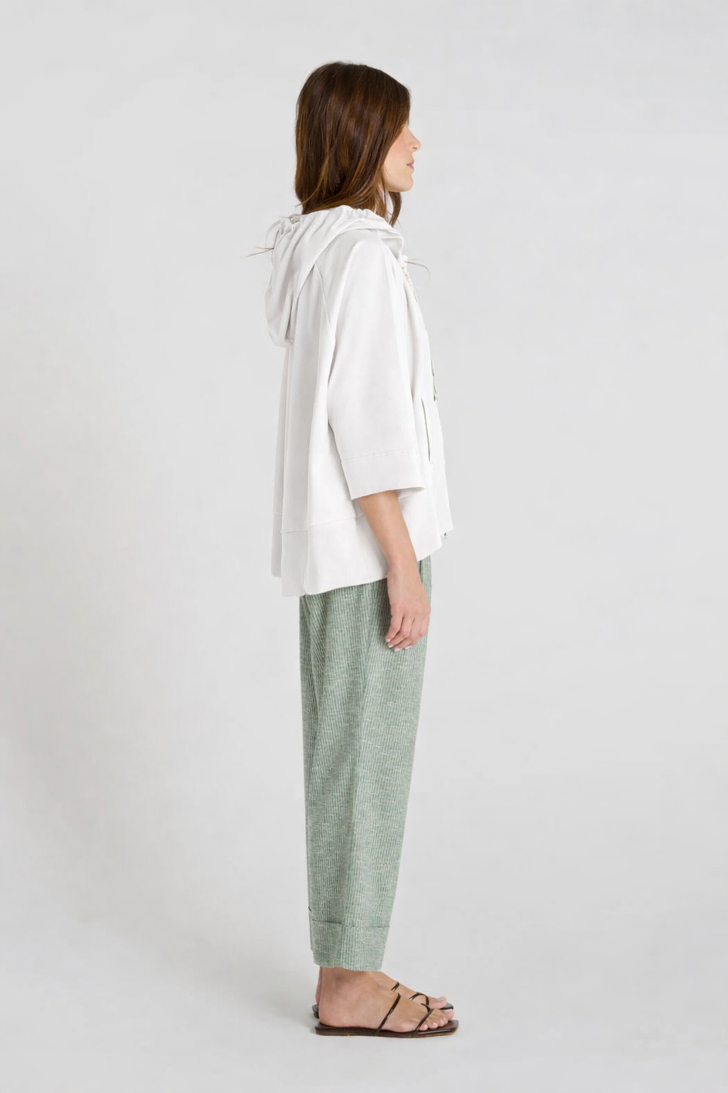 Hana San - White Rajan Zip