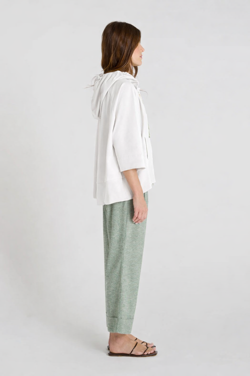 Hana San - White Rajan Zip
