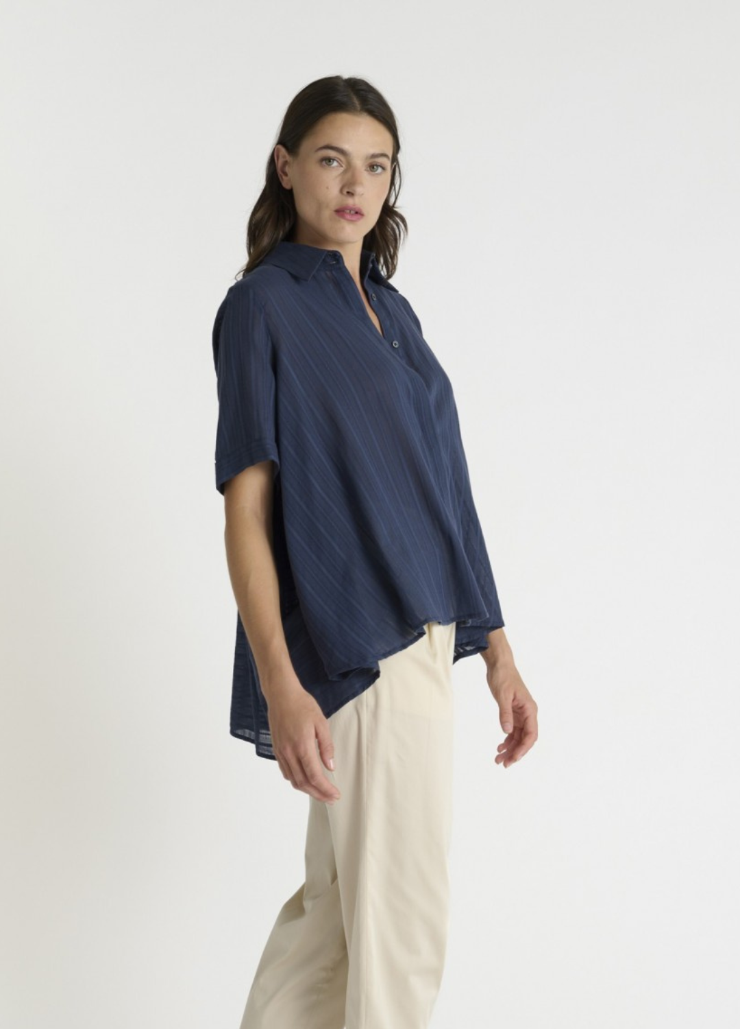 Hana San - Eshal Navy Shirt