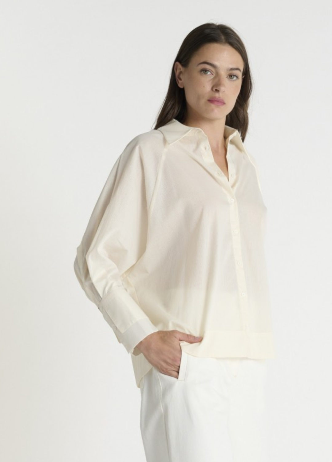 Hana San - Sanjana Ivory Shirt