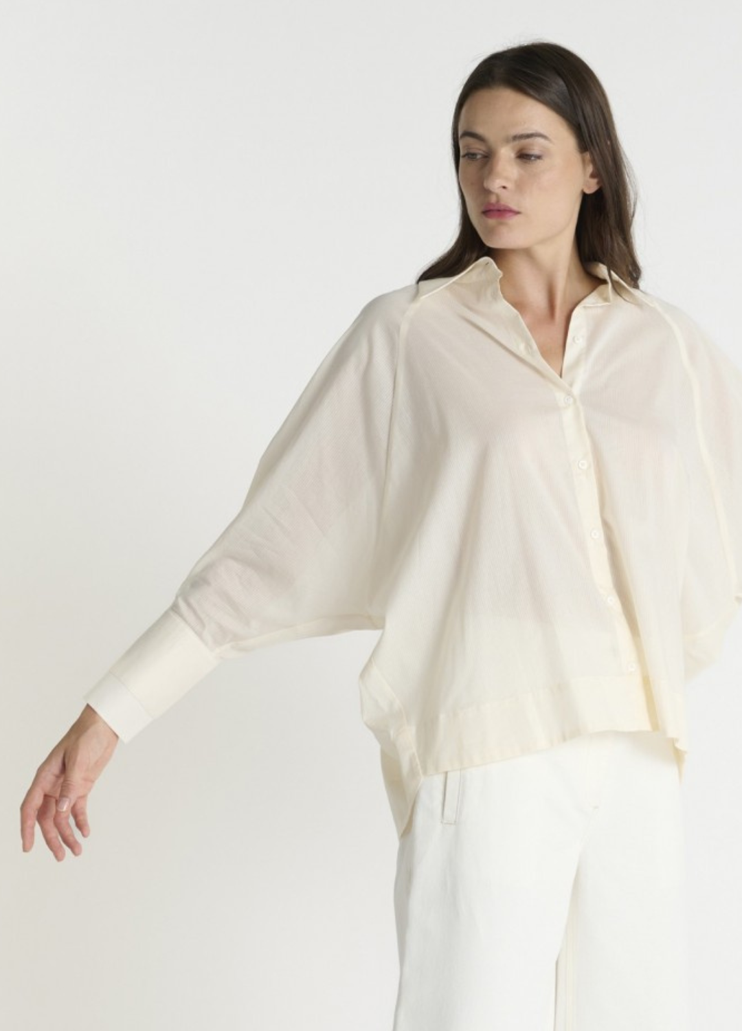 Hana San - Sanjana Ivory Shirt