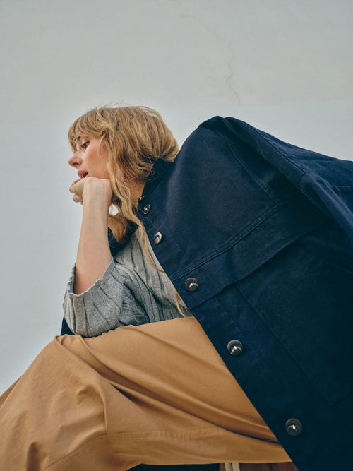 Heyanno - Sail Canvas Jacket Blueberry