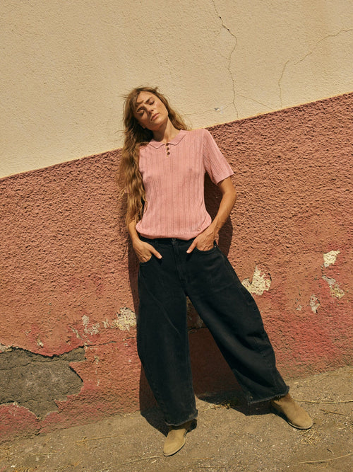 Heyanno-Trooper Black Barrel Jean-Diamonds And Pearls