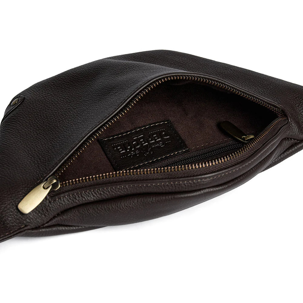 Depeche - Mocca Leather Bum Bag