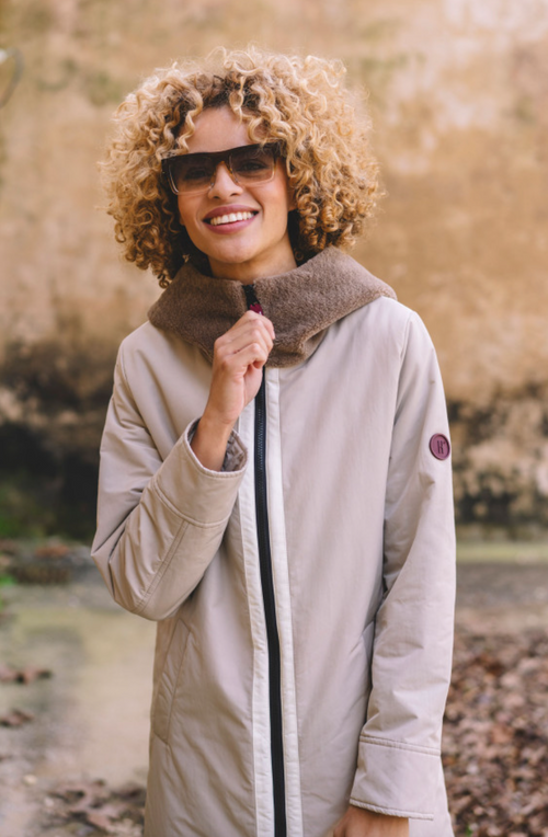 Hongo - Beige Parka Coat